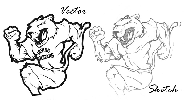 Sketch to vector form - Vectorize images | Vectorize images