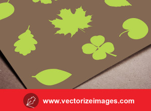 Free Vector Leaf Shape - vectorize images