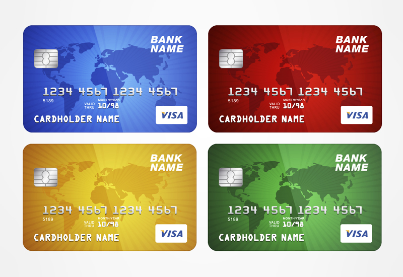 credit card size template photoshop